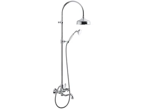 JULIA - Wall-mounted steel bathtub set with hand shower _ Gaia Mobili